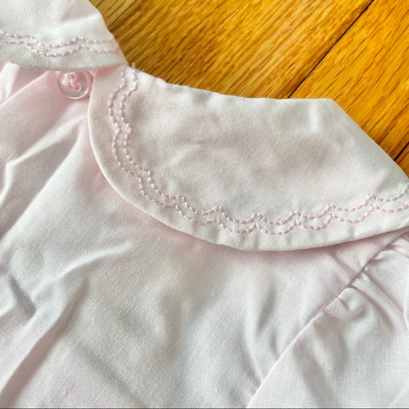 🔴SOLD Samara Girls One-Piece Bubble Romper Smocked Roses - Picture 5 of 6